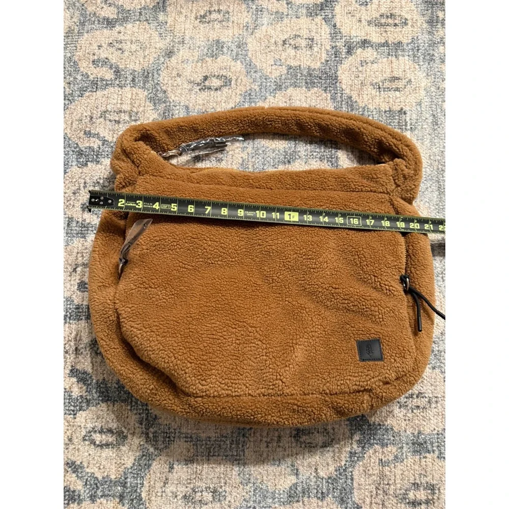 Free People Movement Cozy Carryall Sherpa Tote Bag Purse Coco‎ Teddy NWOT